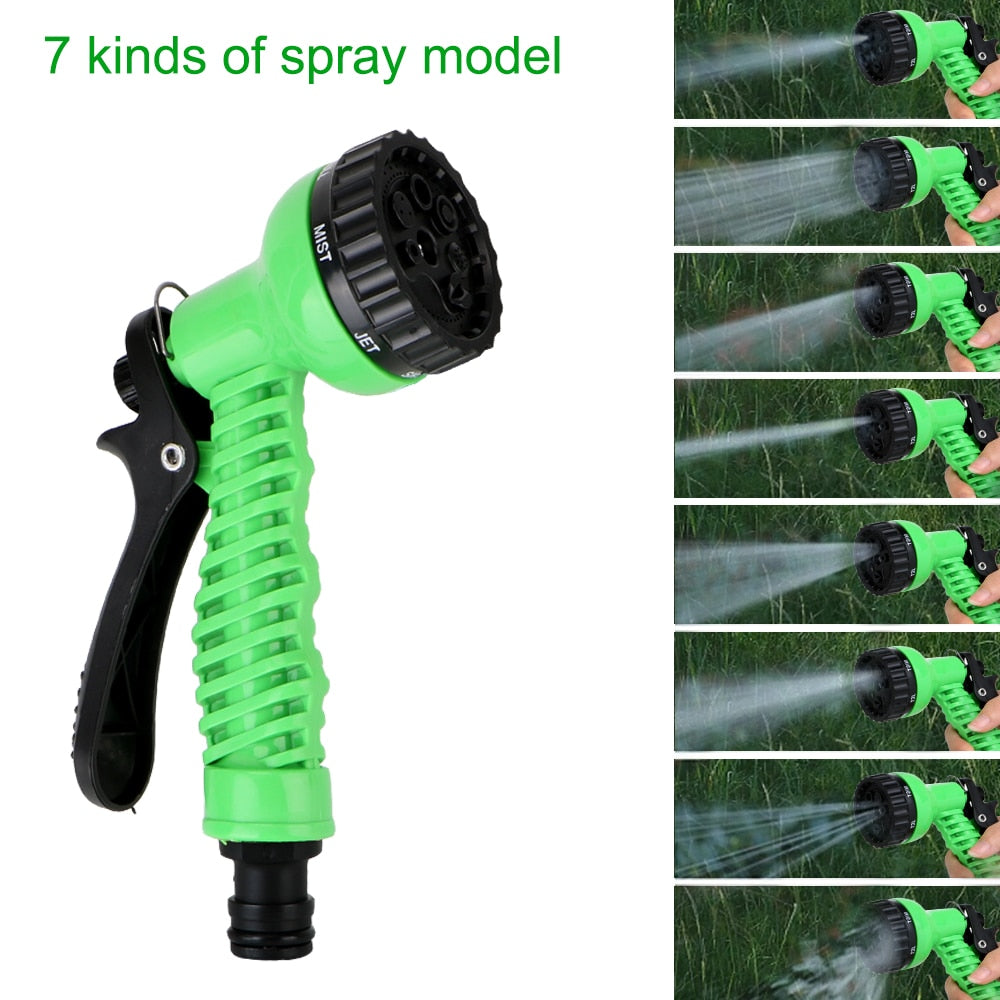 Garden Hose Pipe Water Hose Cars Garden Washing Hose Sprayer Expandable High Pressure 7 Modes Adjustable Water Gun Foam