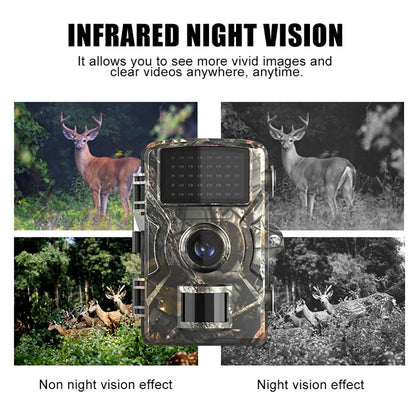 128GB Hunting Trail Camera Wildlife Camera With Night Vision Motion Activated Outdoor Trail Camera Trigger Wildlife Scouting