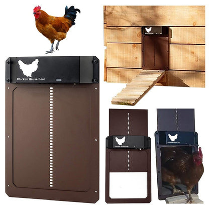 Automatic Chicken Coop Door Light Sensor Automatic Chicken House Door High Quality And Practical Chicken Pets Duck Cages Door