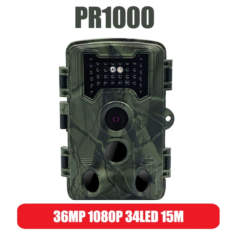 128GB Hunting Trail Camera Wildlife Camera With Night Vision Motion Activated Outdoor Trail Camera Trigger Wildlife Scouting