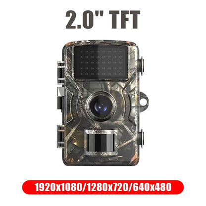 128GB Hunting Trail Camera Wildlife Camera With Night Vision Motion Activated Outdoor Trail Camera Trigger Wildlife Scouting