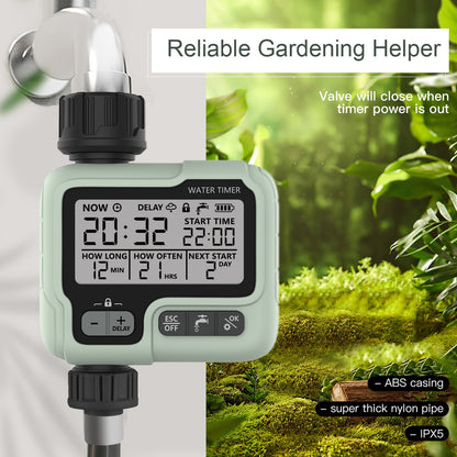 Eshico HCT-322 Automatic Water Timer Garden Digital Irrigation Machine Intelligent Sprinkler Outdoor Use to Save Water &amp;Time